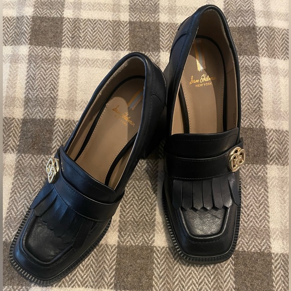 Sam Edelman Quinly Block Heel Loafer - Picture 1 of 9